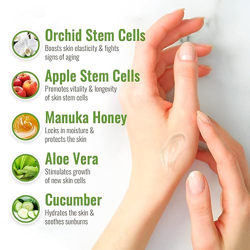 Miniatura 3 de Gel de aloe vera para piel con miel de manuka, gel de aloe vera puro para aliviar quemaduras solares, gel de aloe vera orgánico para cara, acné y