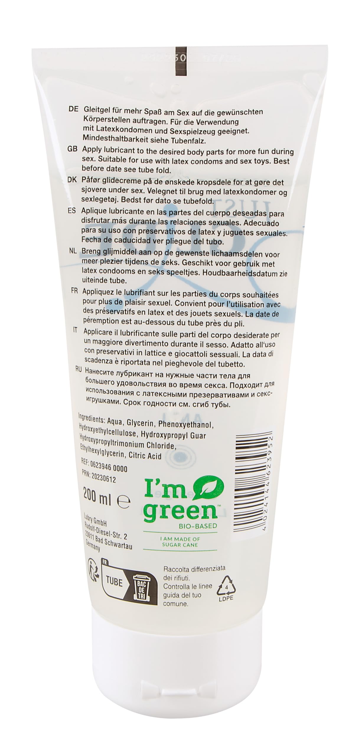 Just Glide Anal 200 ml Intensives Gleitgel fr Frauen und Mnner Just Glide Anal 200 ml Intensives Gleitgel fr Frauen und Mnner