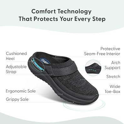 Orthofeet Iris Orthopedic Women's Stretchable Clogs