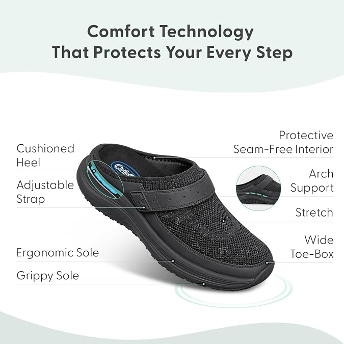 Orthofeet Iris Orthopedic Women's Stretchable Clogs