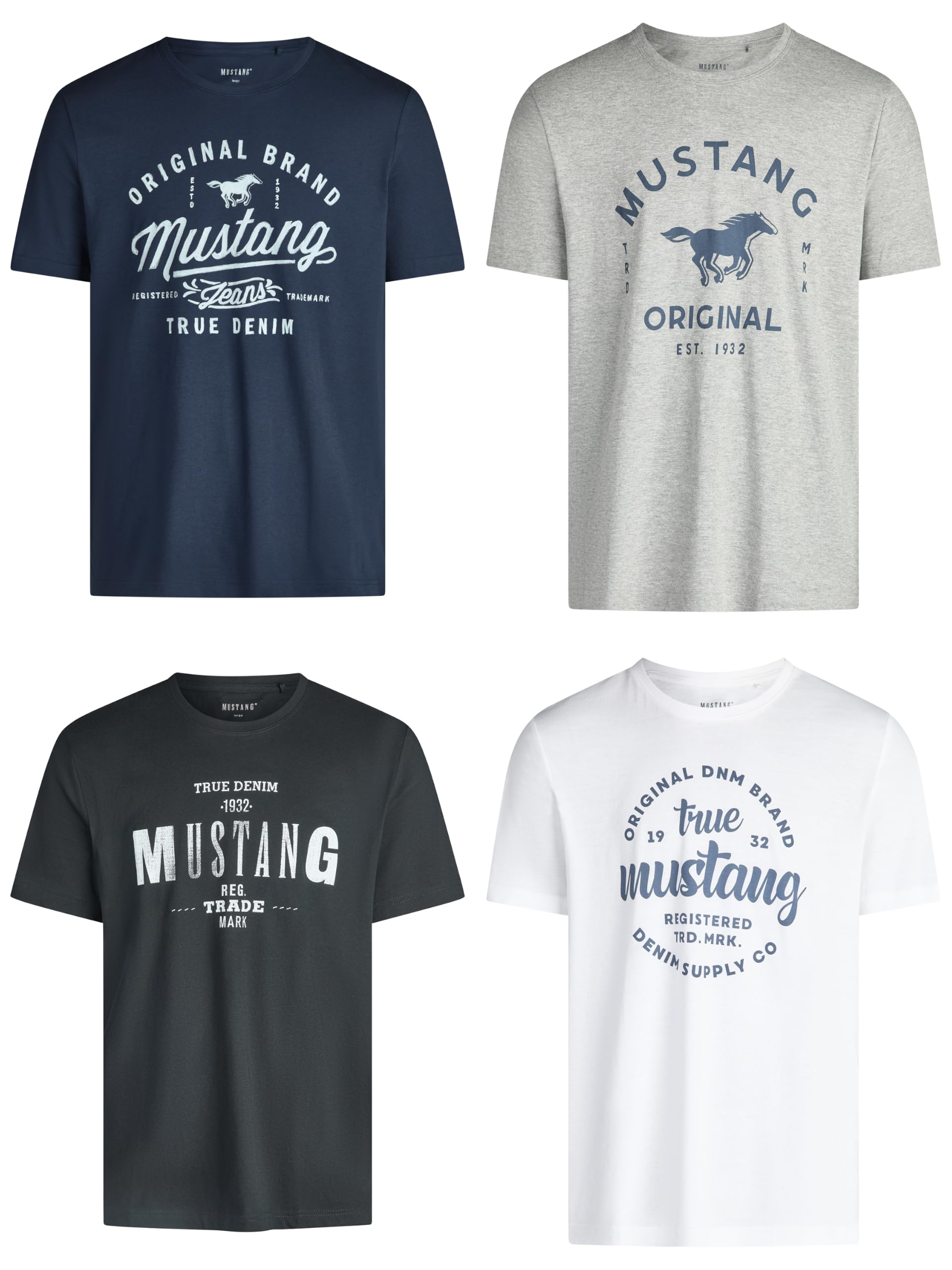 MUSTANG Męski t-shirt Alex C Print