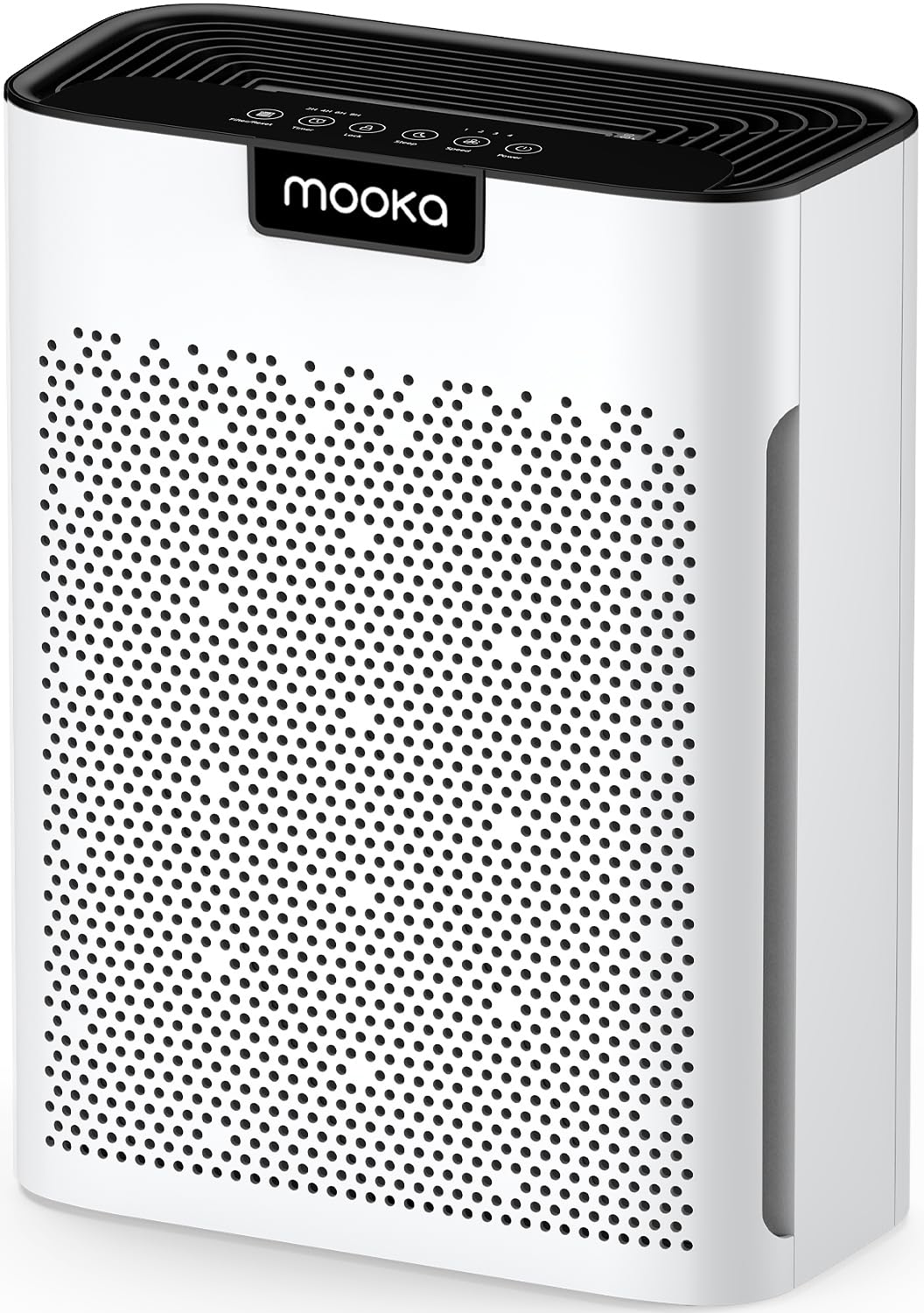 Air Purifiers for Home Large Room 2200 Ft² with Washable Filters, MOOKA H13 HEPA Air Purifier for Home Pets Bedroom with Fragrance, Air Cleaner for Smoke Dust Pollen Pets Hair Odor, KJ190 White