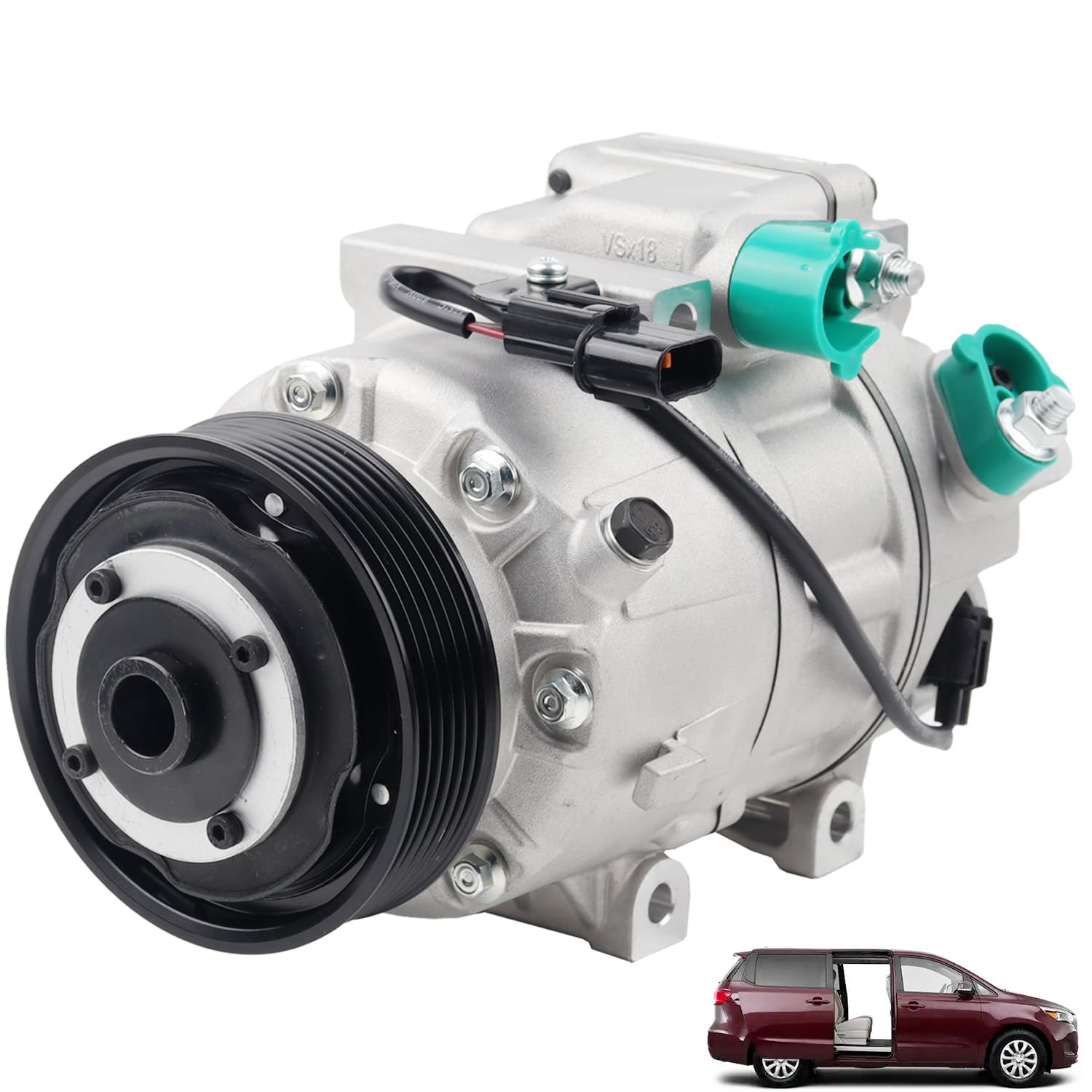 Photo 1 of MUCO New AC Compressor with A/C Clutch 97701A9000