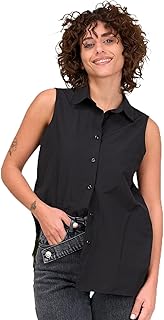 كلو قميص بوبلين بدون اكمام للنساء