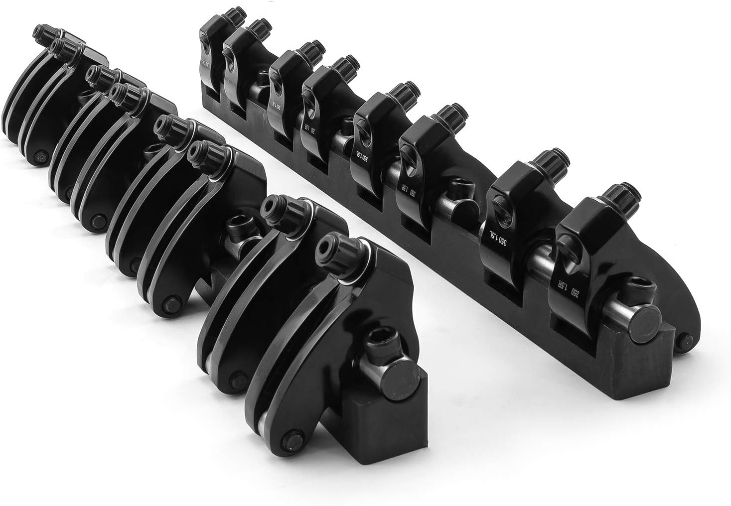 Speedmaster 1-261-017 Compatible with Chevy SBC 350 Shaft 1.5 Ratio DNA Aluminum Roller Rocker Arms Set