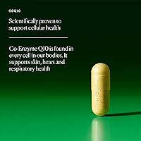 Vista 4 de The Nue Co. Suplemento CoQ10 - Apoya la energía diaria, la salud de la piel y el corazón - Suplemento antioxidante con coenzima Q10 - Apoyo