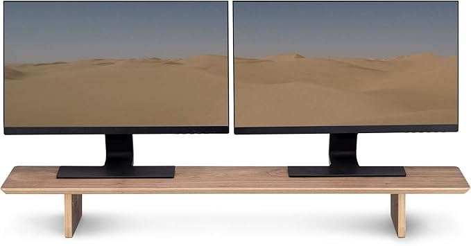 Support Moniteur En Bois Kalibri – Réhausseur écran PC, TV, Tablette