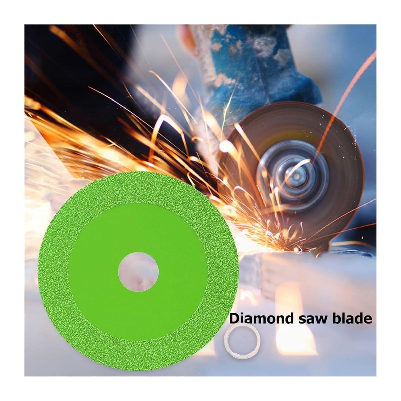 Tarcze do szlifowania na sucho, Tarcza diamentowa do szlifierki kątowej 100mm 22mm 1mm 1-25 szt(25pcs)
