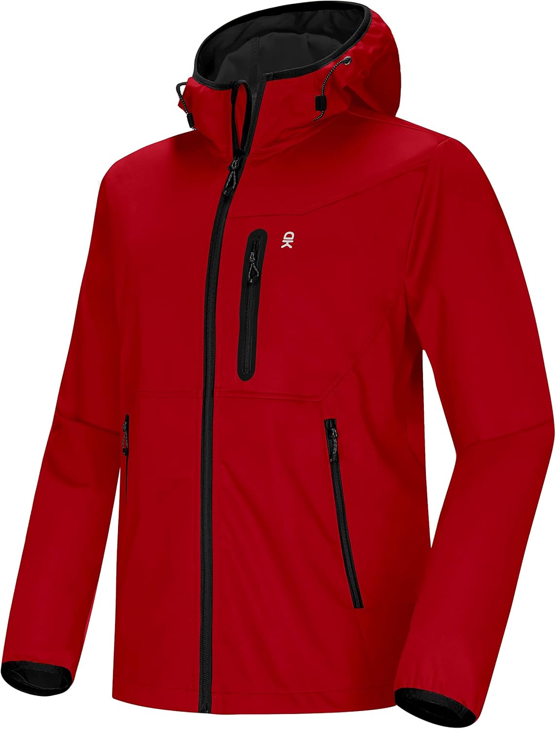 Little Donkey Andy Men's Lightweight Windbreaker, Softshell Jacket with Hood for Running Travel Hiking : Clothing
