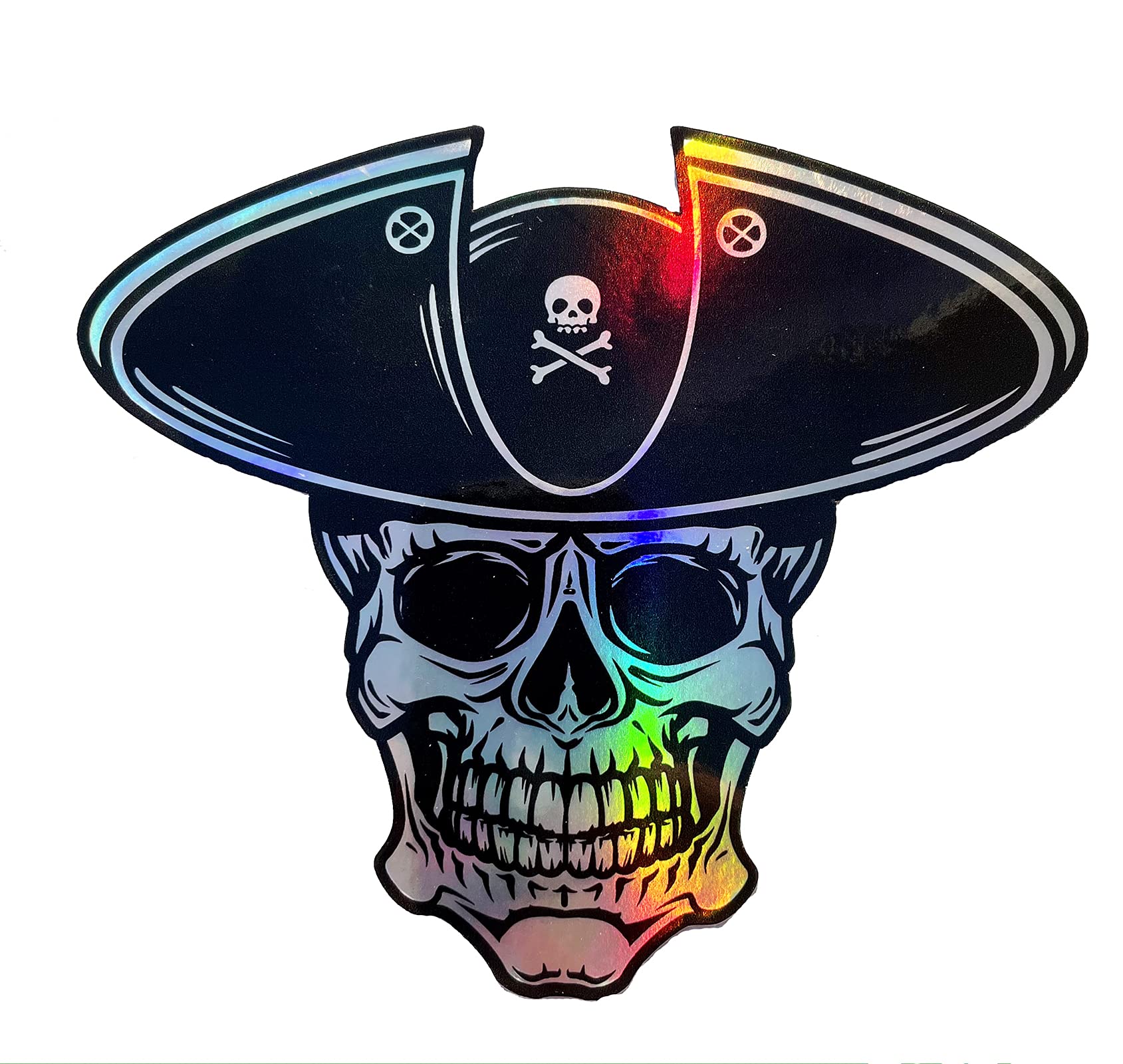 Sticker Jolly Roger vinyle résistant à l'eau pour pare-chocs et voitures