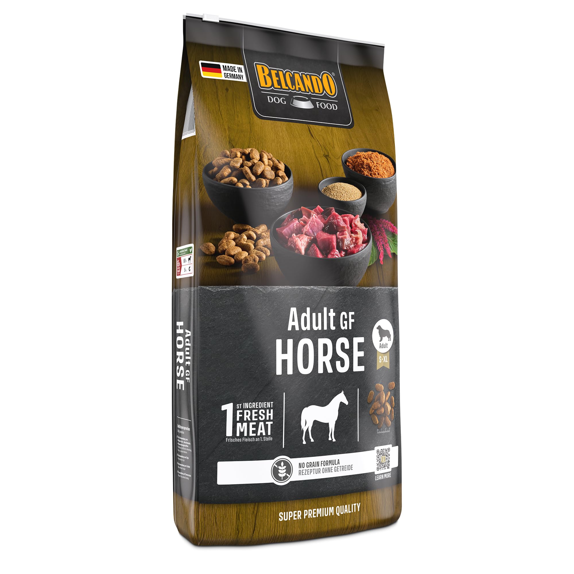 Belcando Adult GF Horse ドライフード3.2kg BELCANDO Adult GF Horse [12,5kg] Hundefutter | Trockenfutter ohne