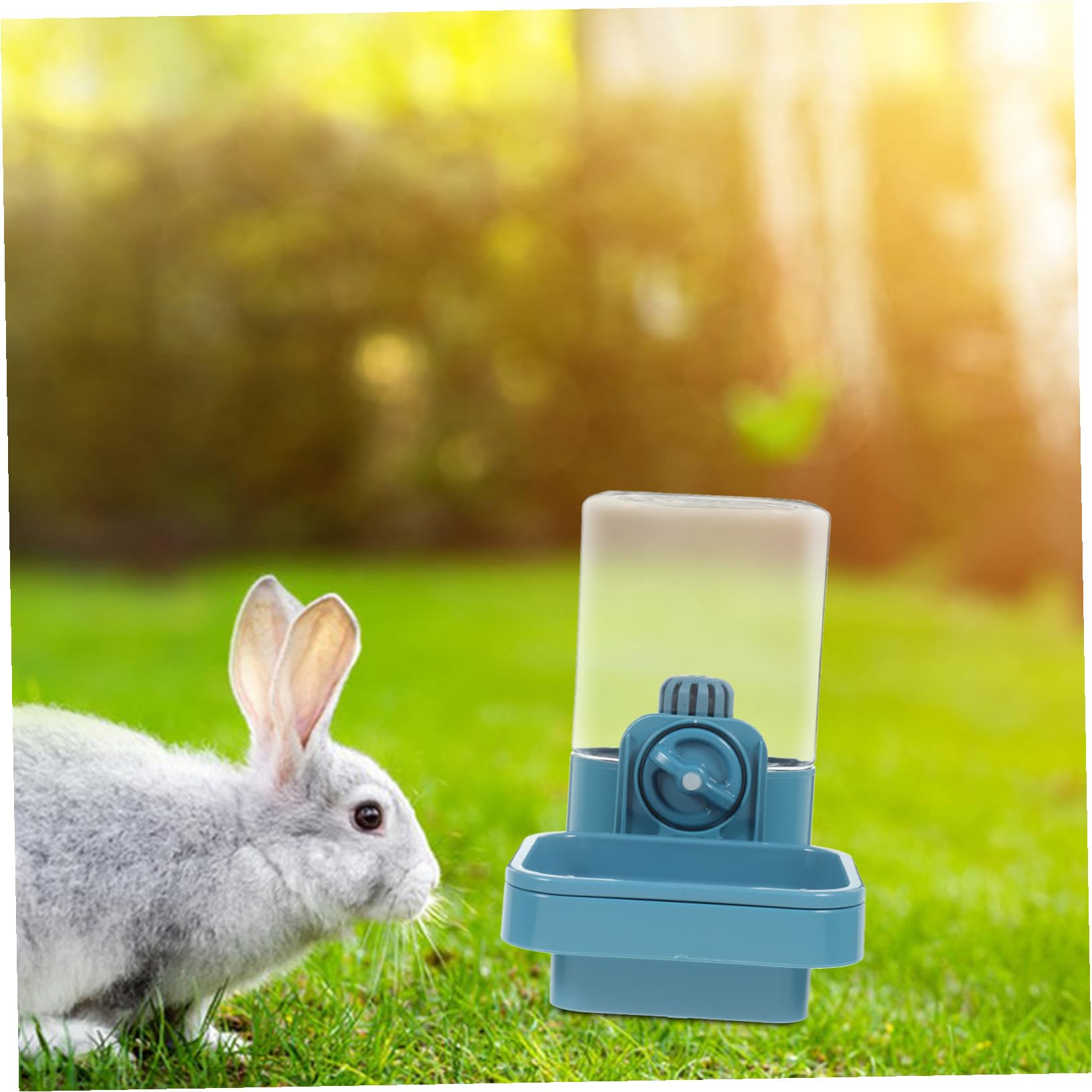 Hohopeti Distributore Liquido per Animali di Ridotta Bottiglia Antigoccia da Appendere per Gabbie Conigli e Criceti Serbatoio Capacità Media Facile da Pulire e Ricaricare Resistente e