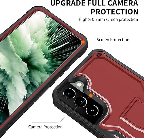 Miniatura 11 de DUOPAL Funda para Samsung Galaxy S22 Ultra 5G (no es compatible con teléfonos no Plus o Plus), protección de grado militar a prueba de golpes, Negro