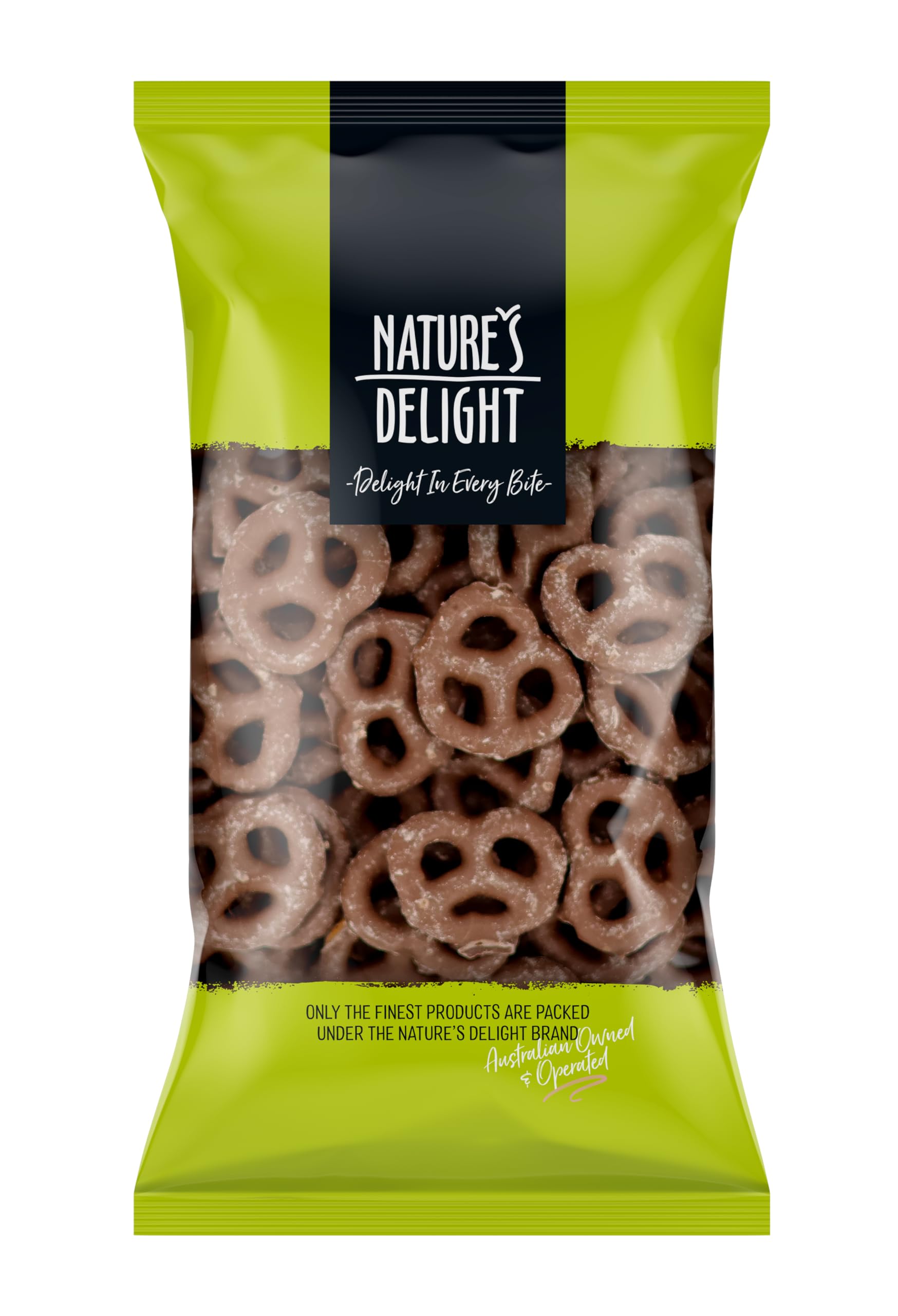 Nature's Delight Milk Chocolate Loaded Pretzels 250g – Crunchy Pretzels Coated in Rich Milk Chocolate, Sweet & Salty Snack for Sharing, Parties & Treat Time