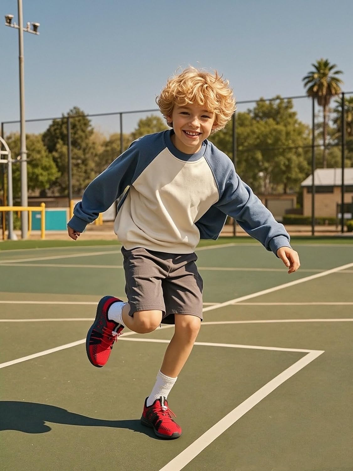 Boys Girls Sneakers Lightweight Kids Tennis Shoes Breathable Running Shoes Comfortable Toddler/Little Kid/Big Kid - Image 2