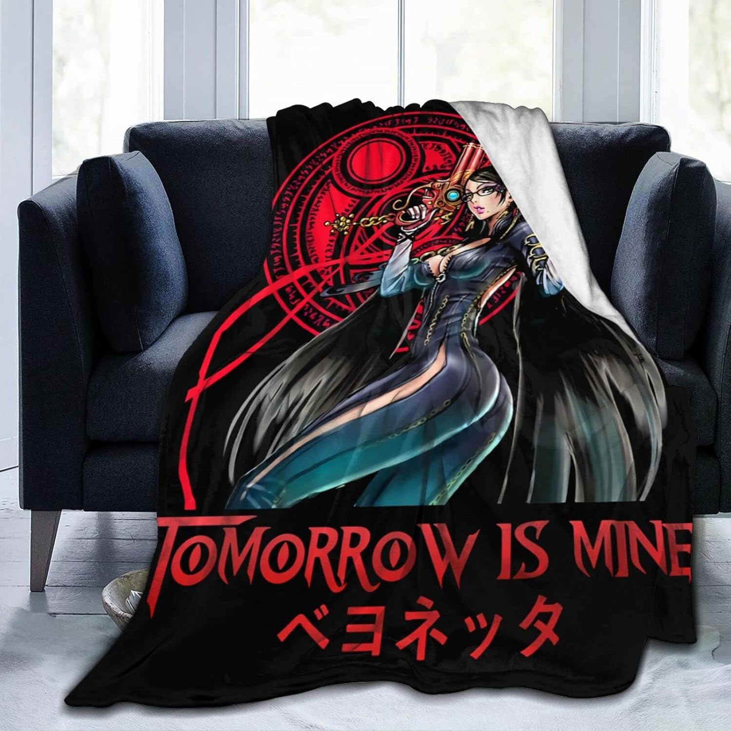 Anime Bayonetta Blanket Ultra Soft Micro Fleece Air Conditioner for Bed Couch Living Room Decoration 40"X30" : Home & Kitchen