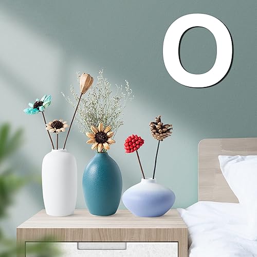 Vista 60 de Símbolo de madera de 12 pulgadas y letra grande de madera sin terminar de 1/4 de pulgada de grosor para manualidades, decoración de pared del hogar