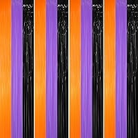 Vista 78 de GOER - Cortinas de tiras metálicas/oropel para fiestas, telón de fondo para fotos, cumpleaños, graduaciones, Año Nuevo, bodas, de 3.2 x 9.8 pies