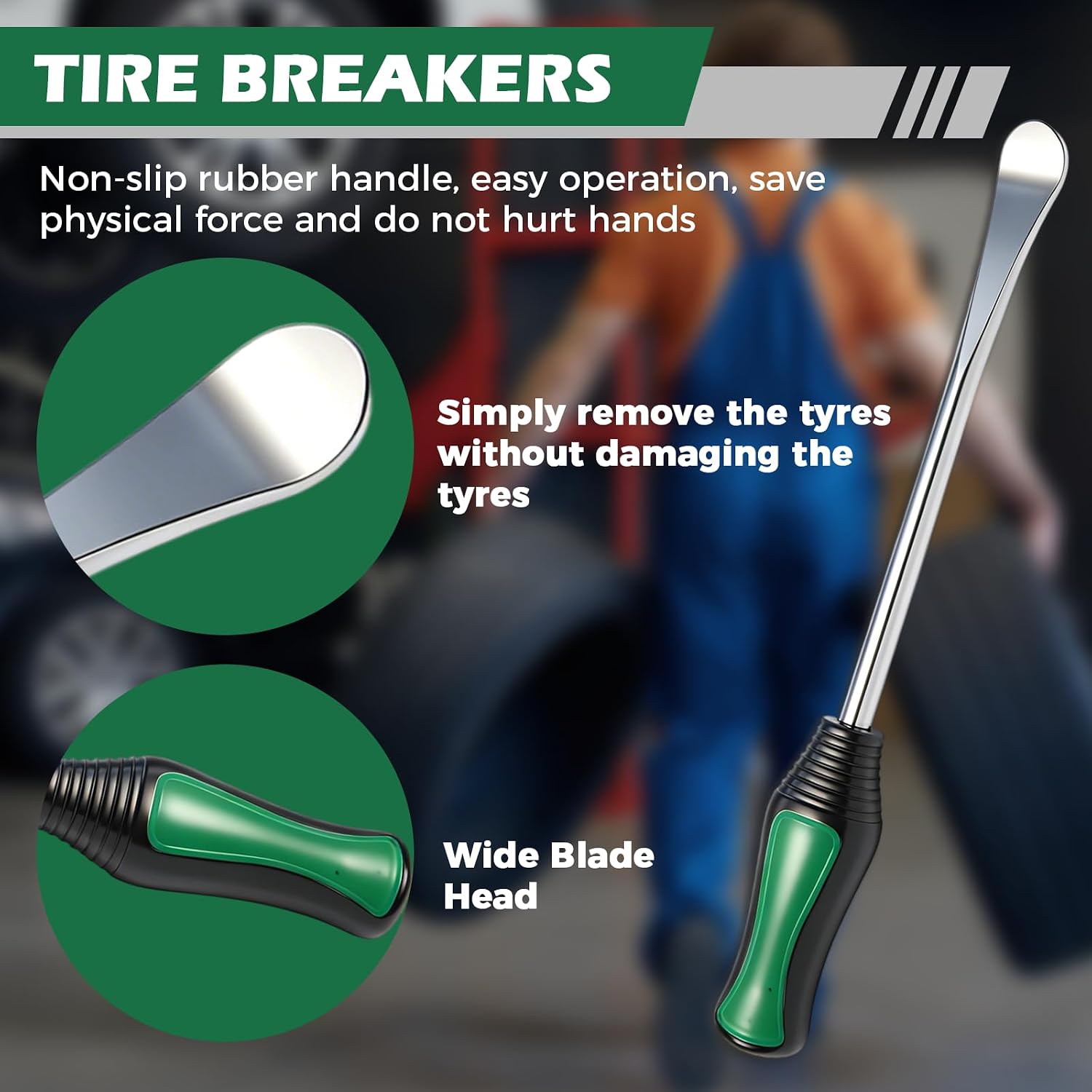 TINKER&SON Tire Spoons 30PCS, Motorcycle Tire Lever Changer Tool