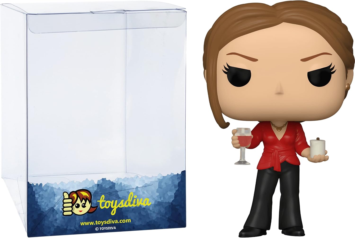 Jan Levins o n: Fun ko P o p ! TV Vinyl Figurine Bundle with 1 Compatible 'ToysDiva' Graphic Protector (1047-51616 - B)