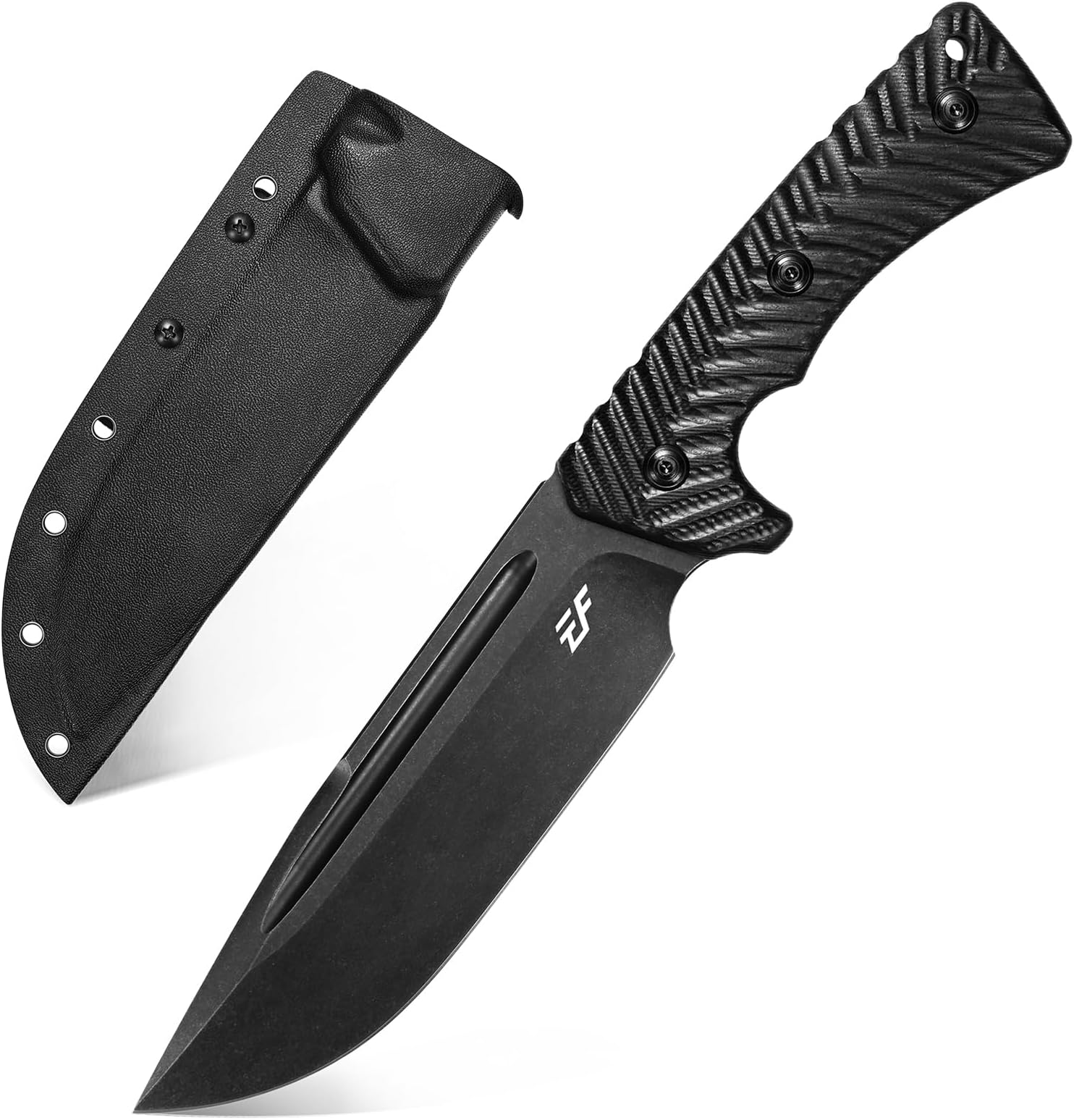 EF144 Fixed Blade Knife AUS-10 Steel Blade G10 Handle Full Tang EDC Tool Straight Knife for Working Camping Hunting