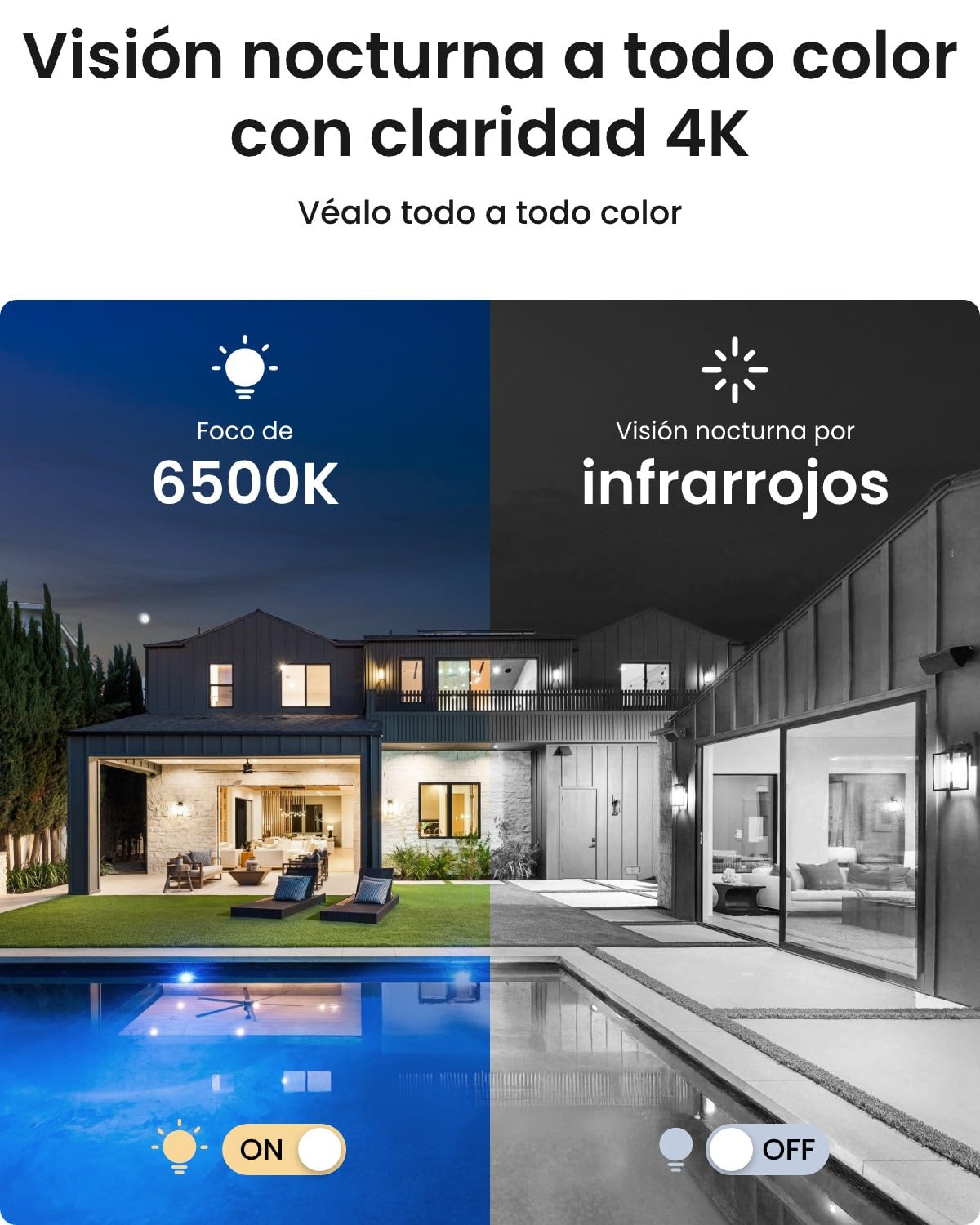 Reolink 4K 8MP PTZ Camara Vigilancia PoE Doble Lente con Zoom Híbrido 6X, 355° Pan y 90° Tilt, Color Visión Nocturna, Detección Inteligente, Seguimiento Automático, Audio Bidireccional, TrackMix PoE