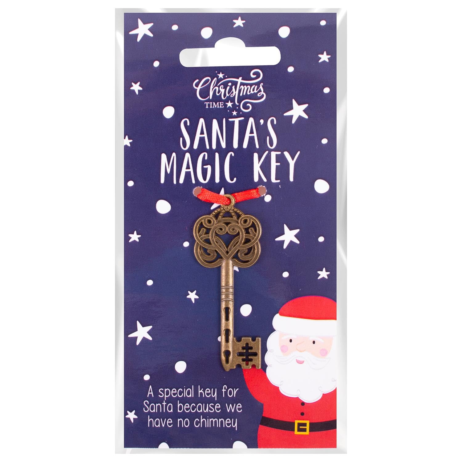 Yöl Magical Key Santa Claus Magical Door Key Christmas Eve Xmas Hanging Decoration Fairly Magic Santa's Workshop