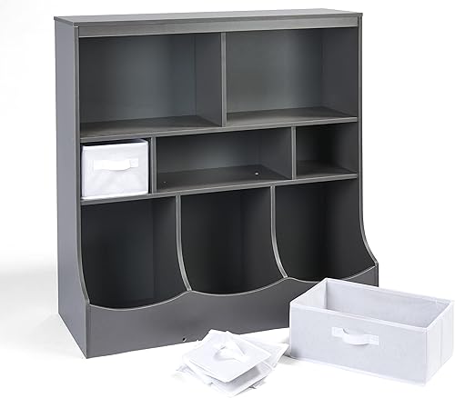 Miniatura 33 de Unidad de almacenamiento Badger Basket con tres cestas., Espresso Espresso,Gris antracita,Gris Oscuro,Nube gris/blanco,Gris,Blanco/Gris