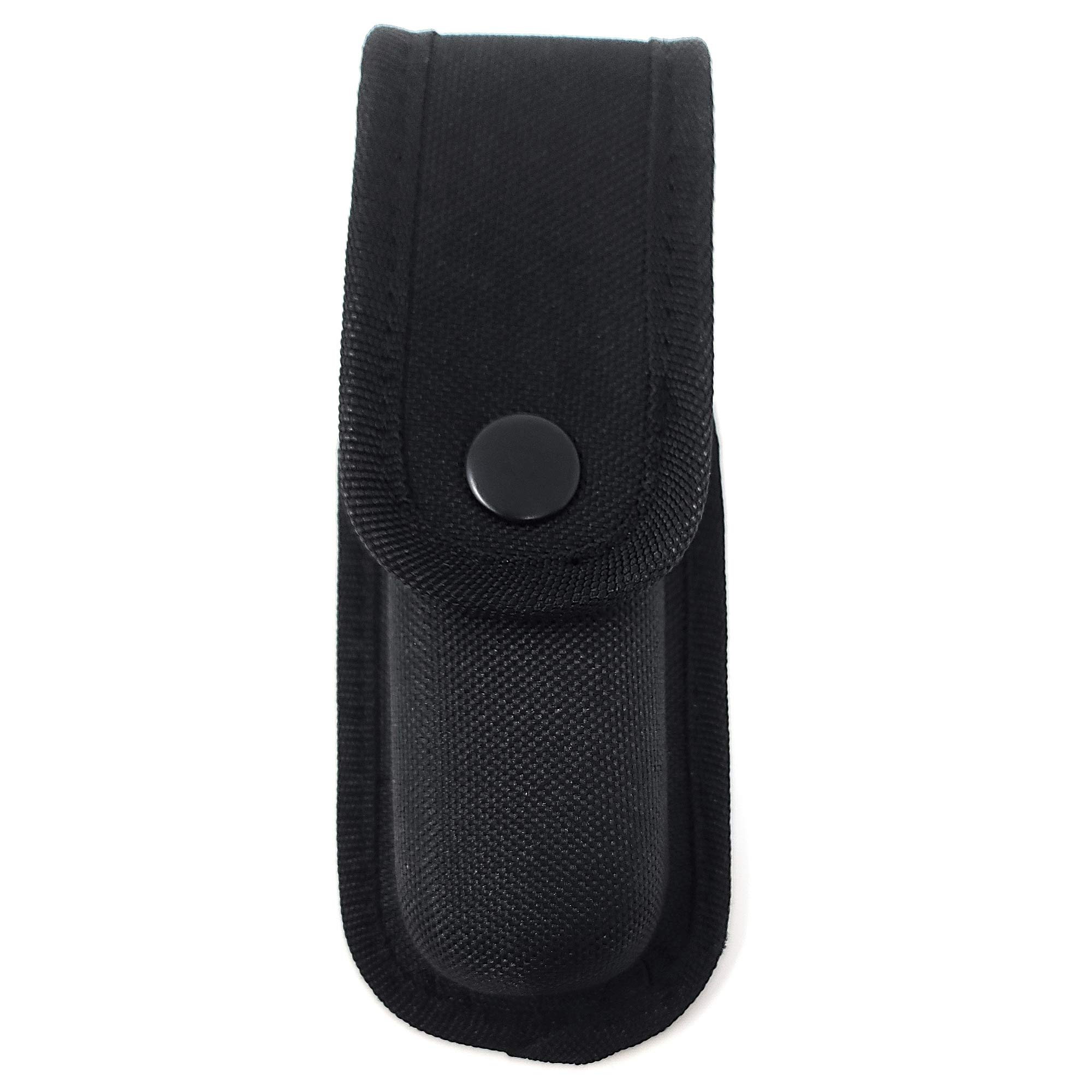 Magazine Pouch Multiuse Holster by Houston - Made in Nylon Thermofoil for Durability and Versatility. MOLLE Compatible with Belt Loop 9mm and .40 Cal Double Stack Clip Pistols (Black/Single)