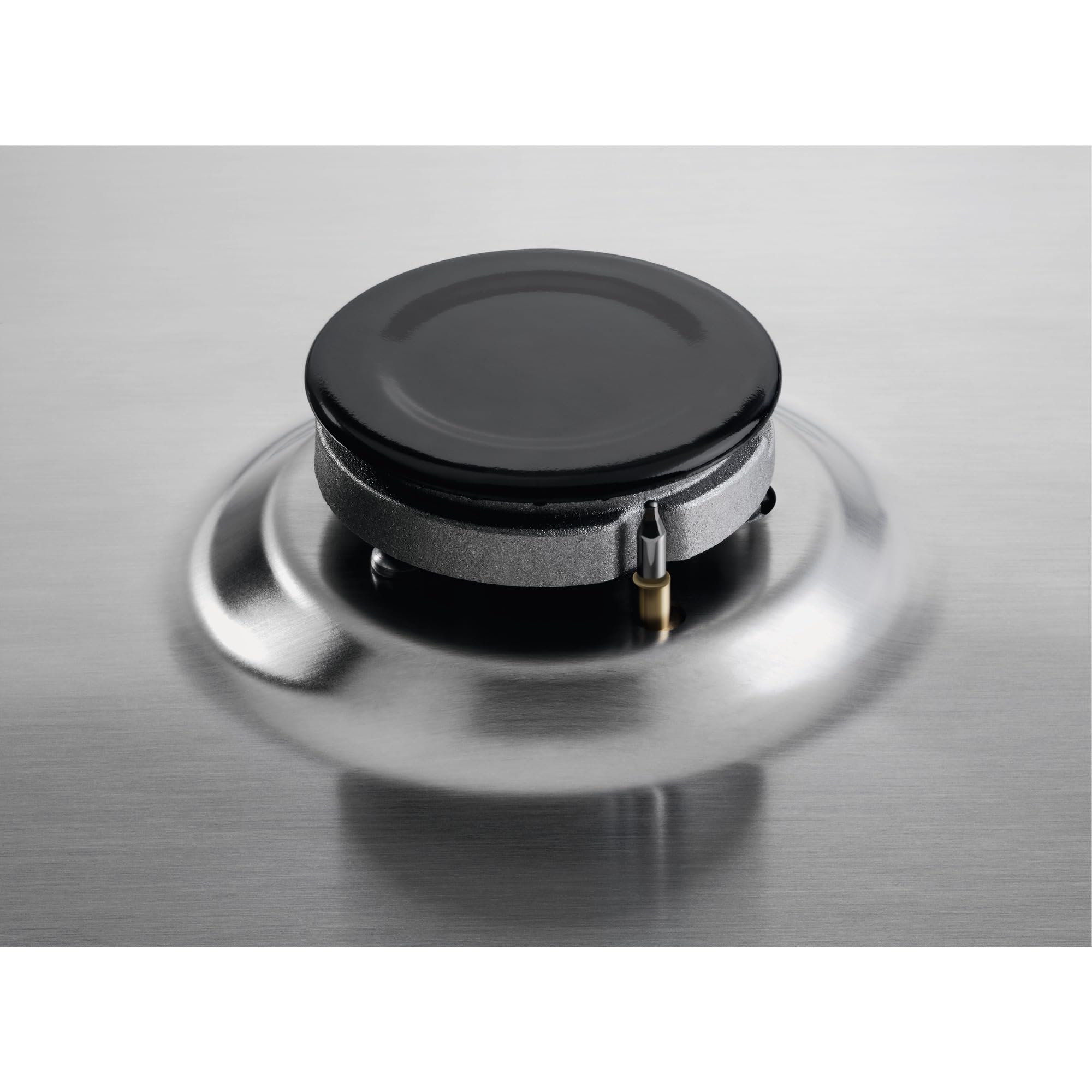 Electrolux KGS6404SX Placa de Gas, Serie 300, 60 cm, 4 Zonas de Cocción, 9 Niveles de Intensidad, Sistema de Seguridad, Autoencendido Electrónico, 3000W, Inox Antihuellas