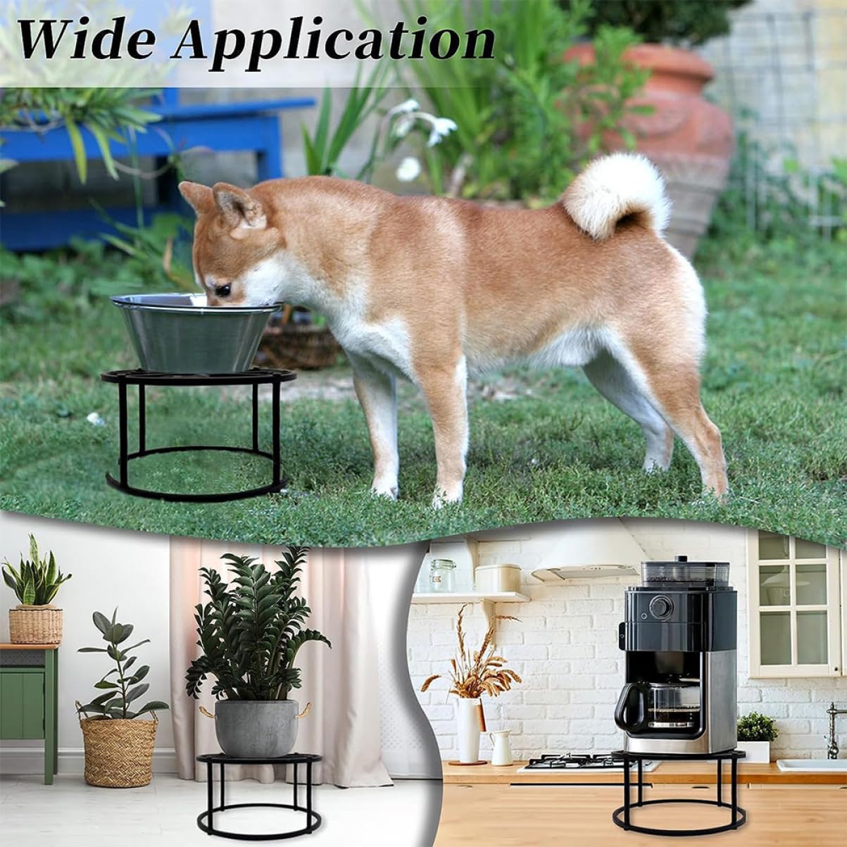 BESTonZON Supporto per Mangiatoia per Polli in Metallo, 2 Pezzi, Struttura Robusta a 4 Gambe per Pollaio Indoor e Outdoor, Resistente All’usura e Facile da Pulire, Forniture per Allevamento