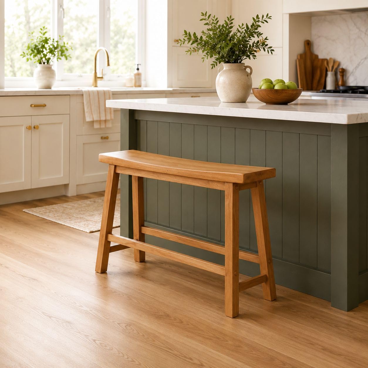 Boraam Sonoma Counter Height Backless Bench