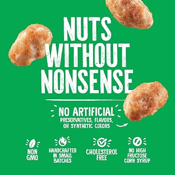 Emerald Nuts Honey Glazed XL Virginia Peanuts (1-Pack) | 10 Oz Resealable Bag | Kosher Dairy Certified, Non-GMO, Contains No Artificial Preservatives, Flavors or Synthetic Colors