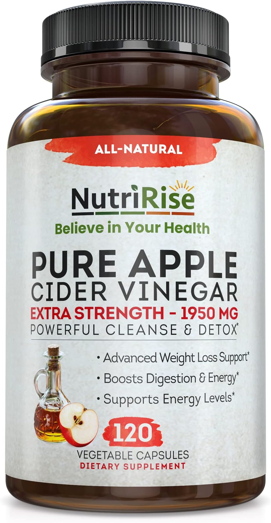 NutriRise Apple Cider Vinegar Capsules