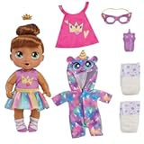 Super BFF Sophia Sparkle Brown Hair Dress Up Baby Doll Playset&comma; 11 Inches&comma; Toys for 3 Year Old Girls & Boys & Up &lpar;Amazon Exclusive&rpar;