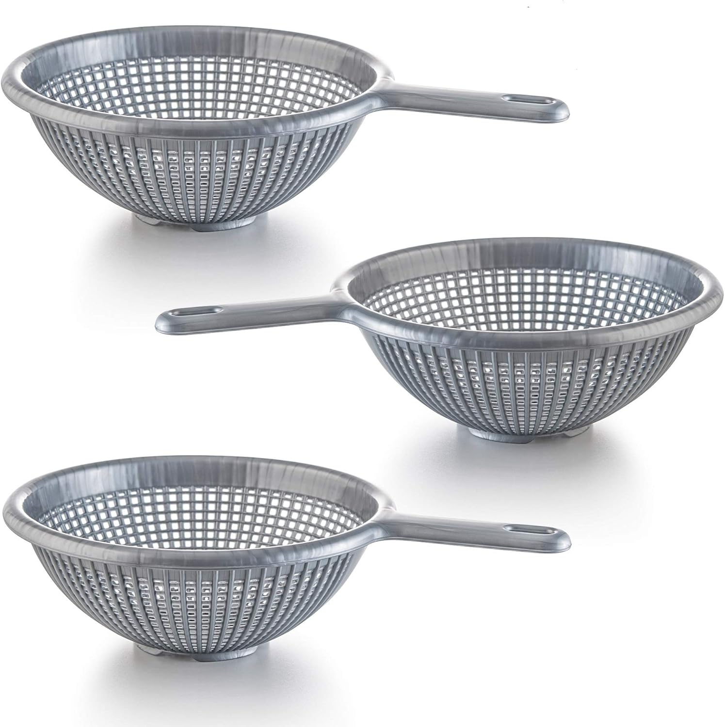 YBM Home 8.5 Inch Plastic Strainer Colander with Long