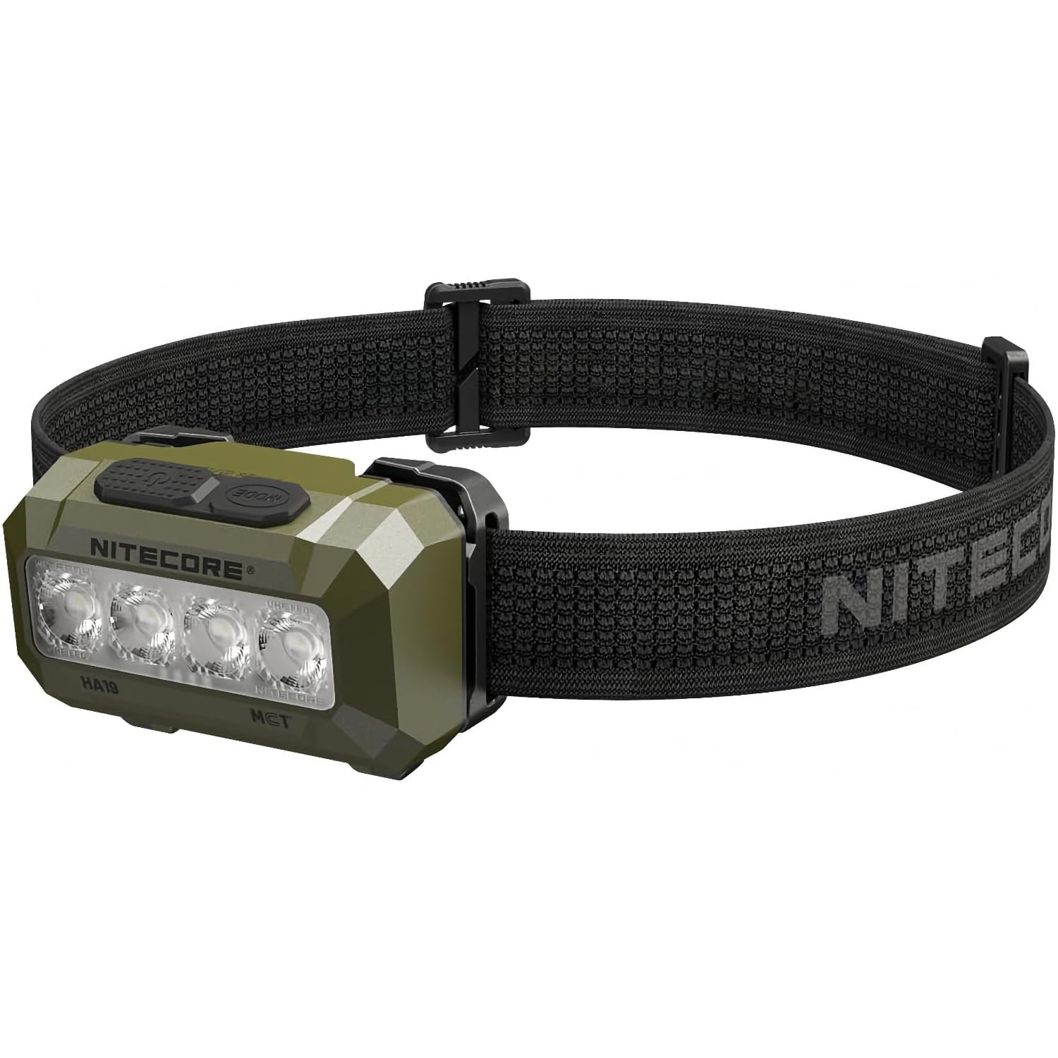 Nitecore HA19 zielona latarka czołowa LED 600 lumenów reflektor
