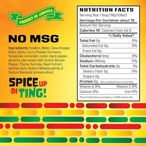 Miniatura 2 de Spur Tree Jamaican Condimento de curry - Experimenta el auténtico sabor jamaicano - Ingredientes totalmente naturales y frescos - Condimento de