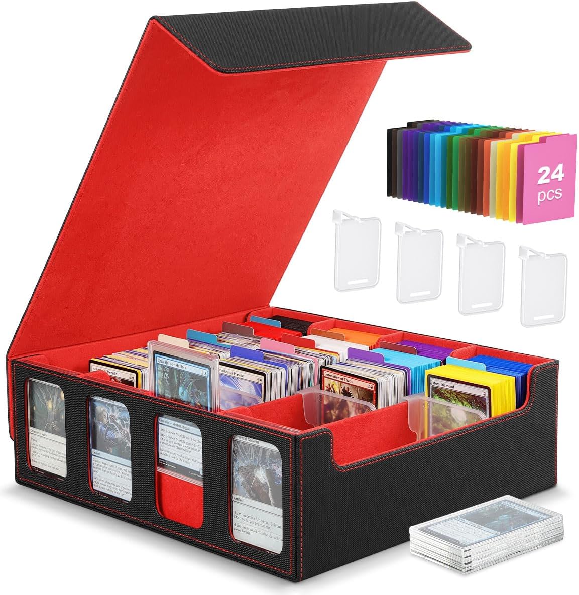 Amazon.com: MoKo Card Storage Box for Trading Cards, 3000+ MTG Deck Box ...