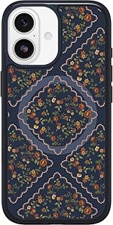 OtterBox iPhone 17 Symmetry Series Clear Case - Floral Romance - Blue