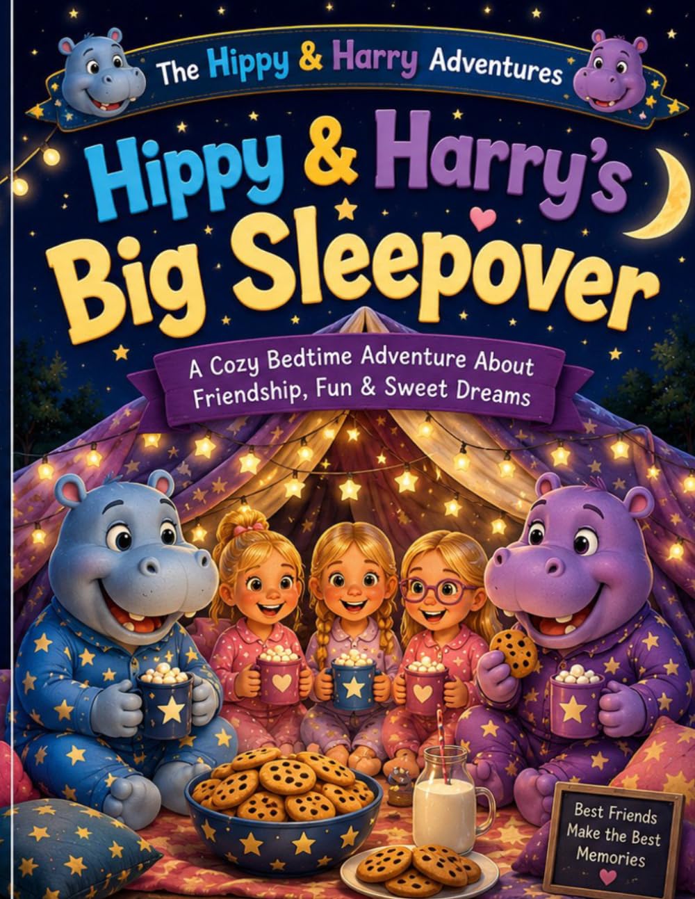 Hippy and Harry's Big Sleepover: A Cozy Bedtime About Friendship, Sleepovers, and Big Feelings