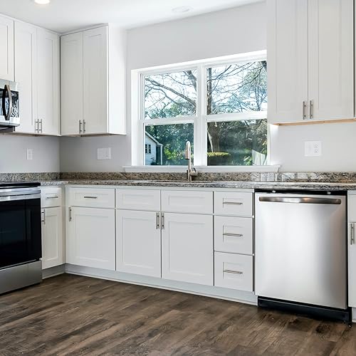 Miniatura 8 de Paquete de 30 manijas de gabinete de 5 pulgadas, tiradores de cajón de níquel cepillado de 3 pulgadas, tiradores de cajón de cocina CC de acero