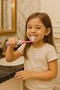 Kids Electric Toothbrush, Pink and Blue, Cartoon Theme Electric Toothbrushes, Sonic, Vibrating motion, Gentle for kids gallery image