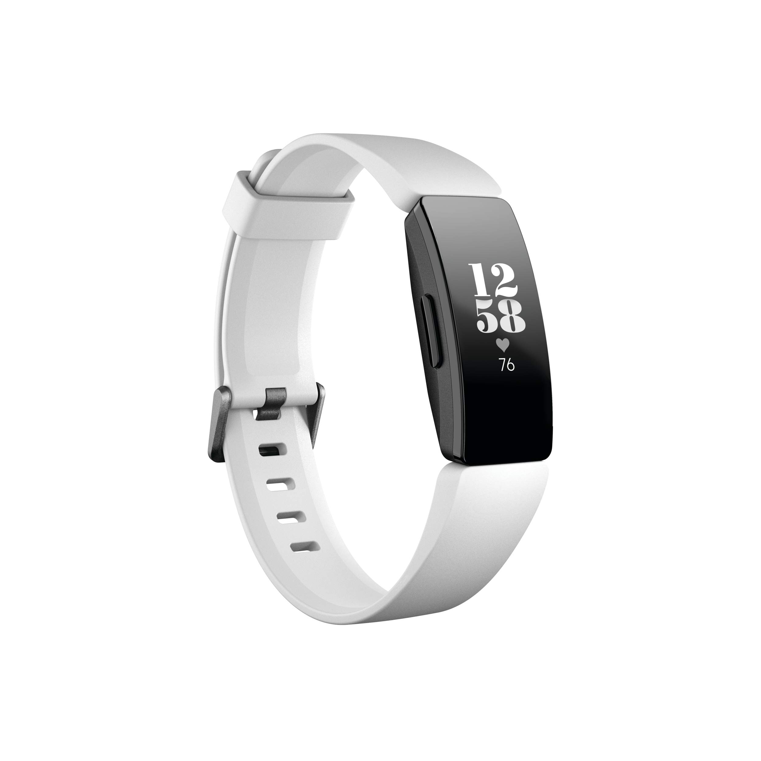 Amazon.co.jp: Fitbit InspireHR フィットネストラッカー White L/S 