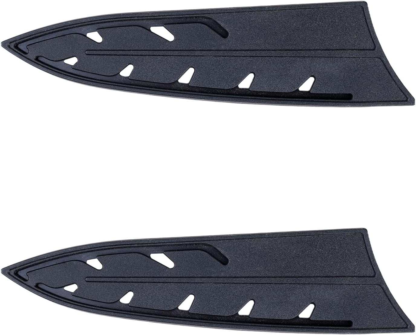 2-Pack 8″ Chef Knife Blade Guards – Dishwasher Safe Black Covers