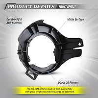 Vista 3 de AUTOWIKI Cubiertas de luces antiniebla para Nissan Frontier 2005-2009, Nissan Pathfinder 2005-2012 (con parachoques pintado) OEM antiniebla