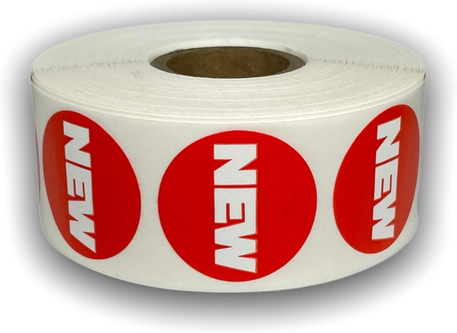 New Stickers 1.125" Round Adhesive Inventory Food Sale