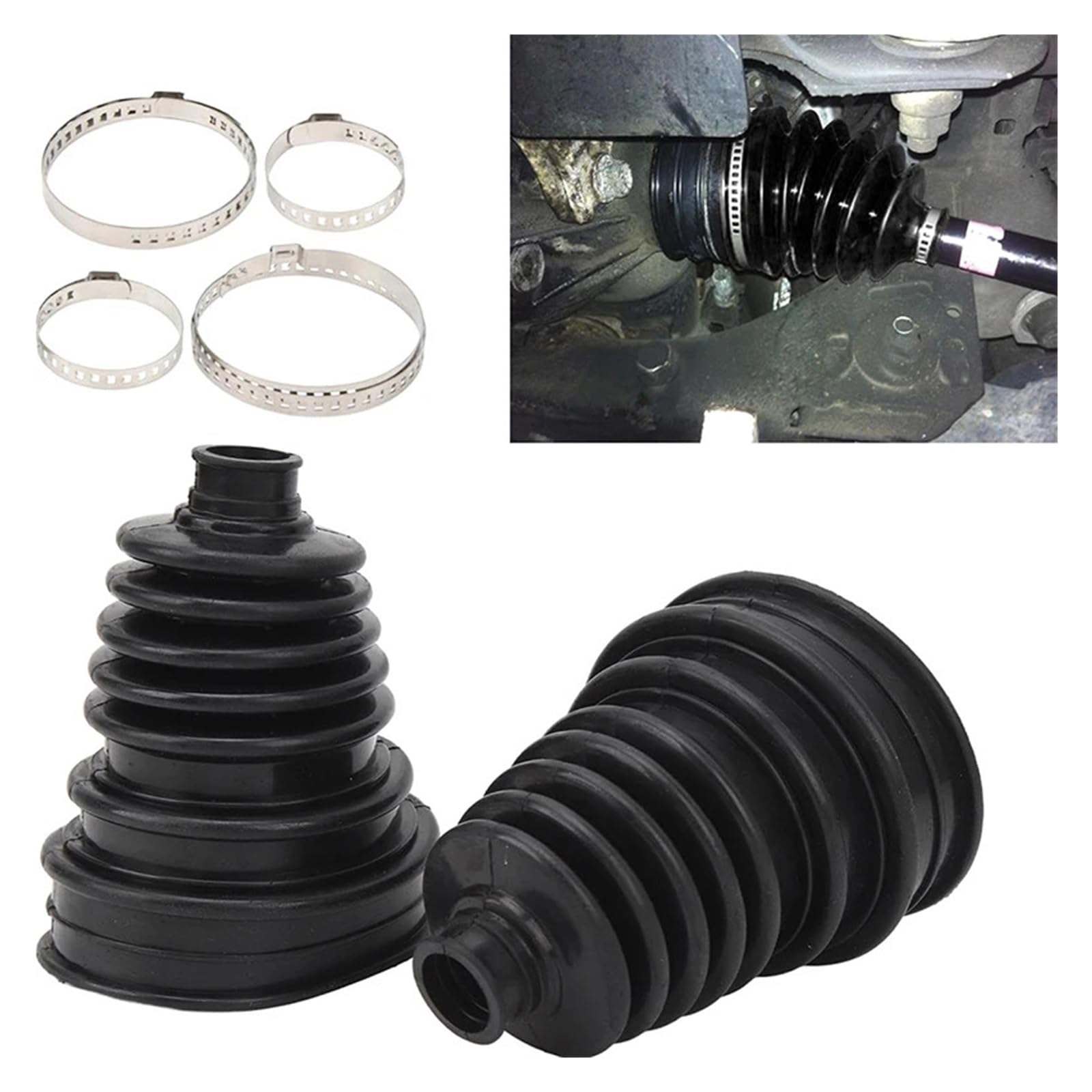 Kit Cuffia Per Giunto Omocinetico Per Auto - Copertura Antipolvere Universale A Velocità Costante Con Elasticità E Per Giunti Di Trasmissione giunti a velocità costante Split Trasmissione Giun