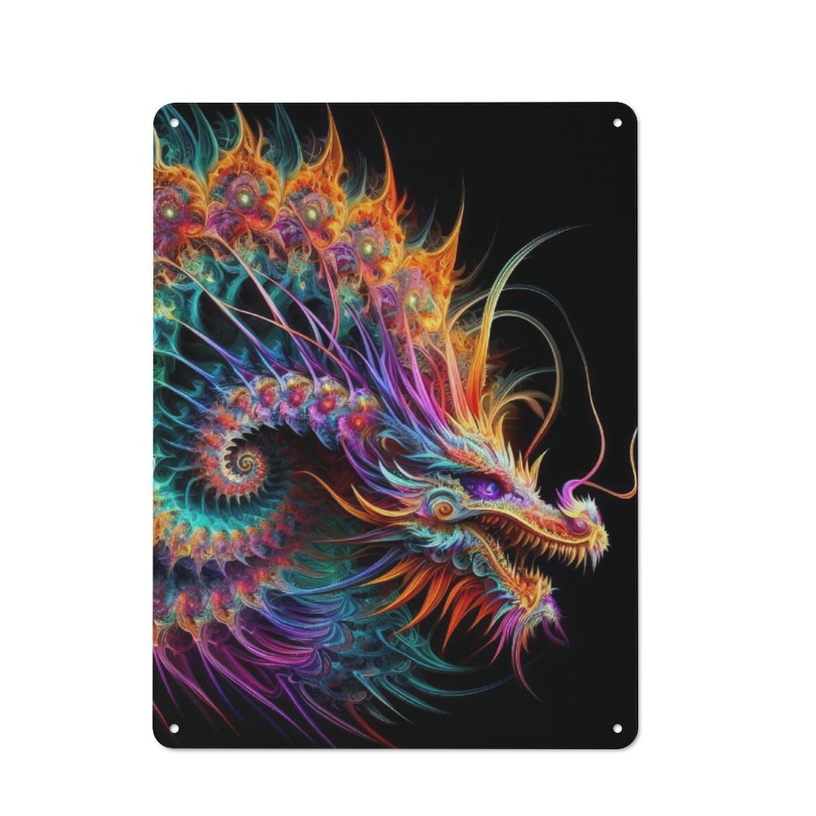 Junmoney Eternal Flame Retro Tin Sign 40X30cm Featuring For Bar Or Restaurant, For Metal Sign Collectors, For Garage And Workshop Walls