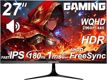 Amazon.co.jp: XUNDEFINED 27インチ ゲーミングモニター 180Hz 1ms